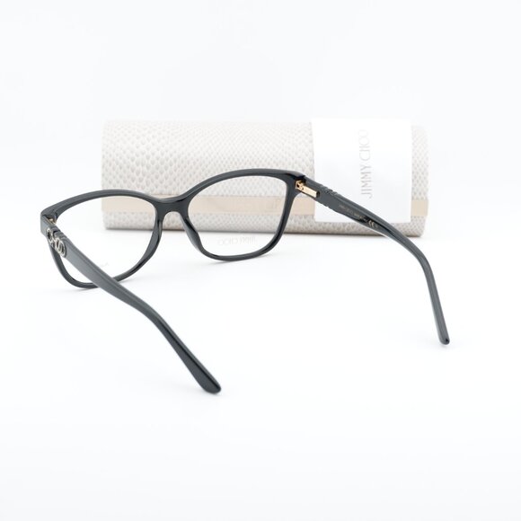 Jimmy Choo JC238 0807 00 Rectangle 55mm Eyeglasses - Black - Picture 10 of 10